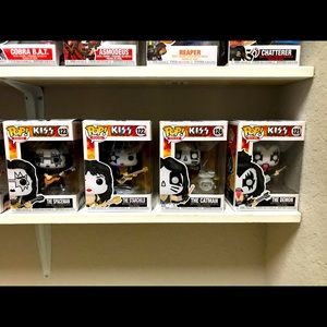 Kiss complete set Funko Pops Brand New